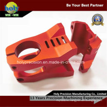Red Anodized Aluminum CNC Machining Part for Motorcycle